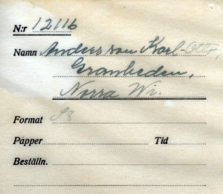 Andersson Karl Otto Granheden Norra Vi
Andersson Karl Otto Granheden Norra Vi
Nyckelord: Andersson Granheden