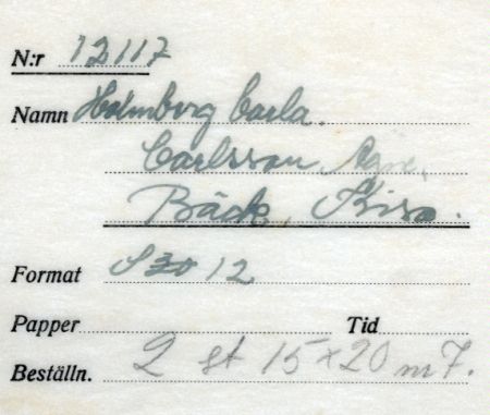 Holmberg Carla Carlsson Agne Bäck Kisa
Holmberg Carla Carlsson Agne Bäck Kisa
Nyckelord: Carlsson Bäck