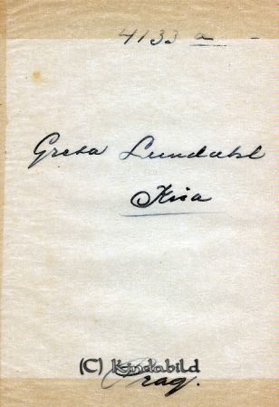 Greta Lundahl Kisa
Greta Lundahl Kisa
Nyckelord: Lundahl Kisa