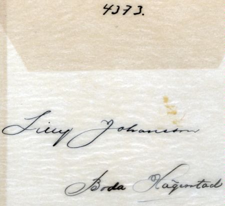 Lilly Johansson Boda Hägerstad
Lilly Johansson Boda Hägerstad
Nyckelord: Johansson Boda