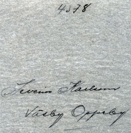 Severin Karlsson Väsby Oppeby
Severin Karlsson Väsby Oppeby 
Nyckelord: Karlsson Väsby Oppeby