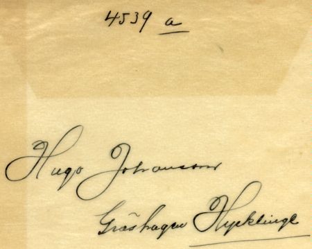 Hugo Johansson Gräshagen Hycklinge
Hugo Johansson Gräshagen Hycklinge
Nyckelord: Johansson Gräshagen