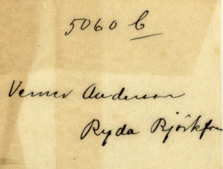 Verner Andersson Ryda Björkfors
Verner Andersson Ryda Björkfors
Nyckelord: Andersson Ryda