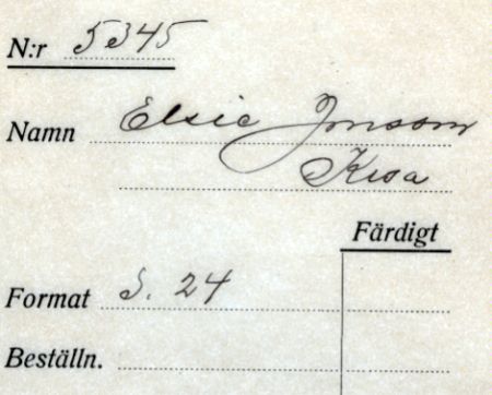 Elsie Jonsson Kisa
Elsie Jonsson Kisa
Nyckelord: Jonsson Kisa