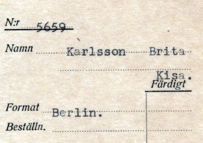 Karlsson Brita Kisa
