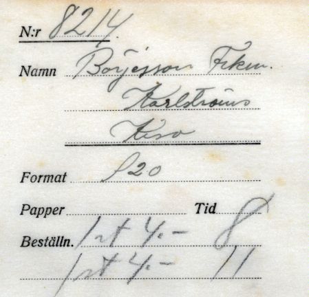 Börjesson Frkn Karlströms Kisa
Börjesson Frkn Karlströms Kisa
Nyckelord: Börjesson Kisa