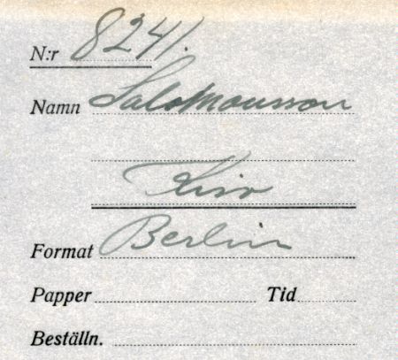 Salomonsson Kisa
Salomonsson Kisa
Nyckelord: Salomonsson Kisa