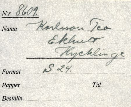 Karlsson Tea Ekhult Hycklinge
Karlsson Tea Ekhult Hycklinge
Nyckelord: Karlsson Ekhult