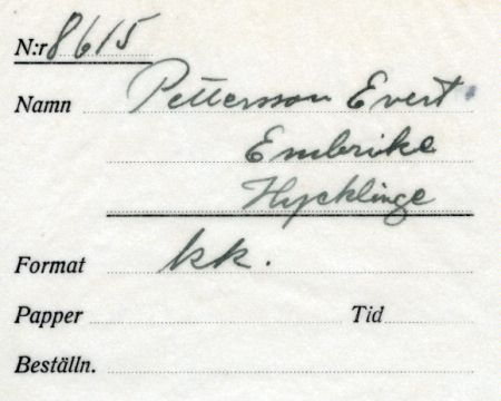 Pettersson Evert Embrike Hycklinge
Pettersson Evert Embrike Hycklinge
Nyckelord: Pettersson Embrike