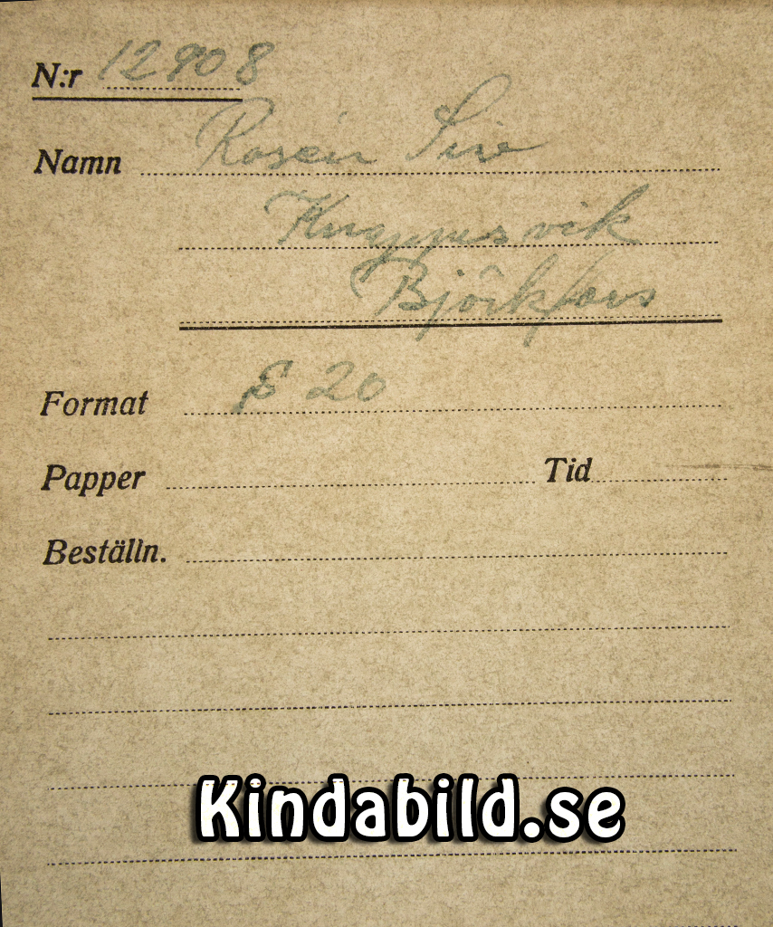 Siv Rosén Knäppsvik Björkfors
Nyckelord: Rosén Björkfors