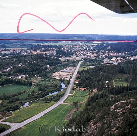 Kindavyer
raja
Kisa från söder med Starberget i höger bildkant
Nyckelord: Starberget Kisa