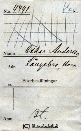 Oskar Andersson Långebro Horn
Oskar Andersson Långebro Horn
Porträtt Bröllop
Nyckelord: Andersson Långebro