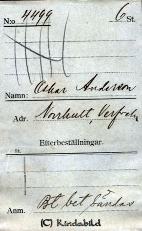 Oskar Andersson Norrhult Verveln
Oskar Andersson Norrhult Verfveln
