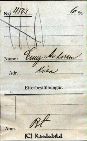 Emy Andersson Kisa
Emy Andersson Kisa
Nyckelord: Emy Andersson