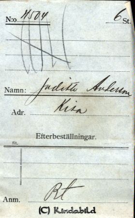 Judith Andersson Kisa
Judith Andersson Kisa
Porträtt av ung kvinna
Nyckelord: Judith Andersson