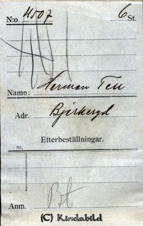 Herman Tell Bjärkeryd
Herman Tell Bjärkeryd
Nyckelord: Tell Bjärkeryd