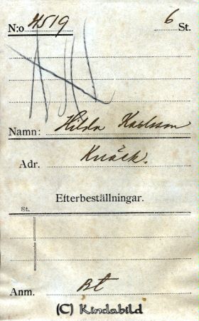 Hilda Karlsson Knäck
Hilda Karlsson Knäck
Nyckelord: Karlsson Knäck