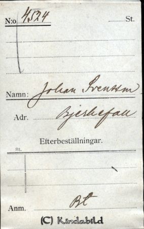 Johan Svensson Bjerkefall
Nyckelord: Johan Svensson