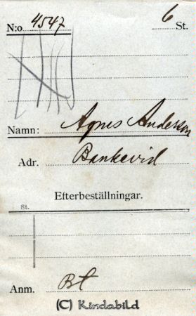 Agnes Andersson Bankevid
Agnes Andersson Bankevid
Nyckelord: Andersson Bankevid