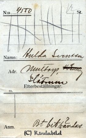 Hulda Svensson Multorp Slätmon
Hulda Svensson Multorp Slätmon
Nyckelord: Svensson Multorp
