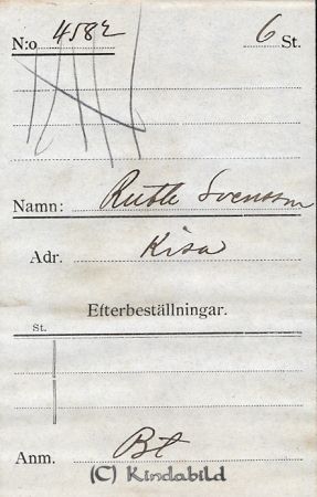 Ruth Svensson Kisa
Ruth Svensson Kisa
