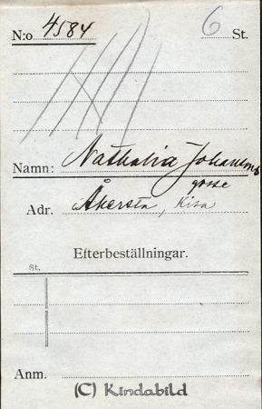 Nathalia Johansson Åkersta Kisa
Nathalia Johansson Åkersta Kisa
gosse
Nyckelord: Johansson Åkersta