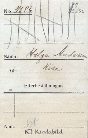 Helga Andersson Kisa
Helga Andersson Kisa
Nyckelord: Helga Andersson