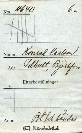 Konrad Karlsson Idhult Björkfors
Konrad Karlsson Idhult Björkfors
Nyckelord: Karlsson Idhult