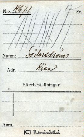Söderströms Kisa
Söderströms Kisa
Nyckelord: Söderströms Kisa