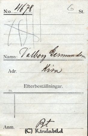 Valborg Germundsson Kisa
Valborg Germundsson Kisa
Nyckelord: Valborg Germundsson