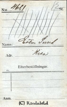Ester Sund Kisa
Ester Sund Kisa
Nyckelord: Ester Sund
