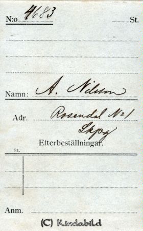 A Nilsson Rosendal N:1  Lkpg
A Nilsson Rosendal N:1  Lkpg
Nyckelord: Nilsson Rosendal