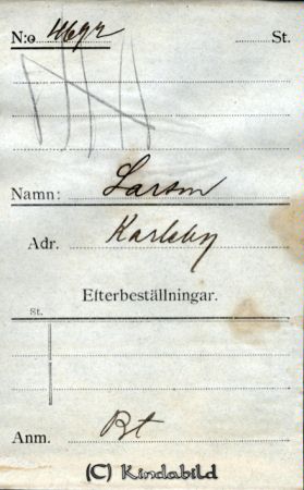 Larsson Karleby
Larsson Karleby
Nyckelord: Larsson Karleby