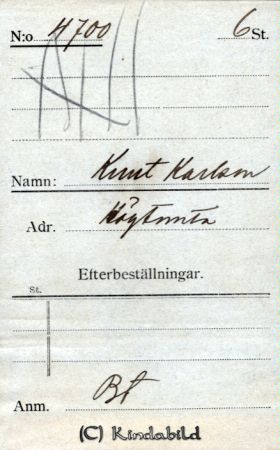 Knut Karlsson Högtomta
Knut Karlsson Högtomta
Nyckelord: Karlsson Högtomta