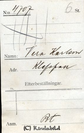 Vera Karlsson Klefsfall
Vera Karlsson Klefsfall
Nyckelord: Karlsson Klefsfall