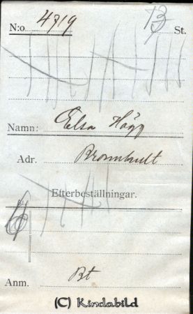 Elsa Hägg Bromhult
Elsa Hägg Bromhult
Nyckelord: Hägg Bromhult