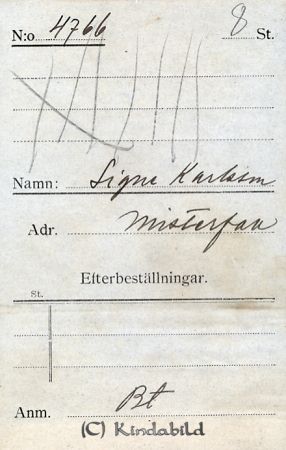 Signe Karlsson Misterfall
Signe Karlsson Misterfall
Nyckelord: Karlsson Misterfall