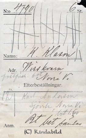 K Klasson Wisskvarn Norra Vi
K Klasson Wisskvarn Norra Vi
Nyckelord: Klasson Wisskvarn