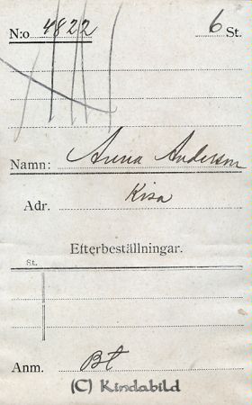 Anna Andersson Kisa
Anna Andersson Kisa
Nyckelord: Andersson Kisa