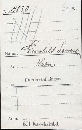 Gunhild Samuelsson Kisa
Gunhild Samuelsson Kisa
Nyckelord: Samuelsson Kisa
