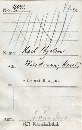 Karl Hjelm Wisskvarn Norra Vi
Karl Hjelm Wisskvarn Norra Vi
Nyckelord: Hjelm Wisskvarn