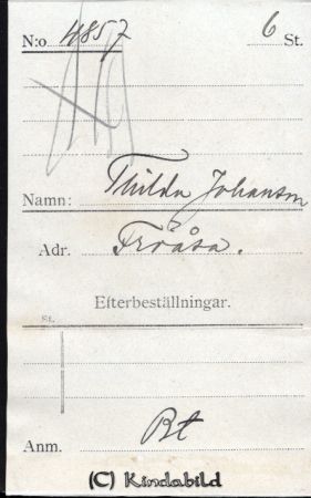 Thilda Johansson Fröåsa
Thilda Johansson Fröåsa
Nyckelord: Johansson Fröåsa