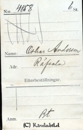 Oskar Andersson Räfsala
Oskar Andersson Räfsala
Nyckelord: Andersson Räfsala