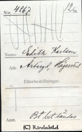 Edith Karlsson Årteryd Hägerstad
Edith Karlsson Årteryd Hägerstad
Nyckelord: Karlsson Årteryd