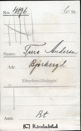 Ture Andersson Bjärkeryd
Ture Andersson Bjärkeryd
Nyckelord: Ture Andersson Bjärkeryd