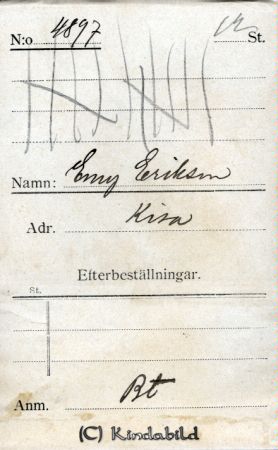Emy Eriksson Kisa
Emy Eriksson Kisa
Nyckelord: Eriksson Kisa