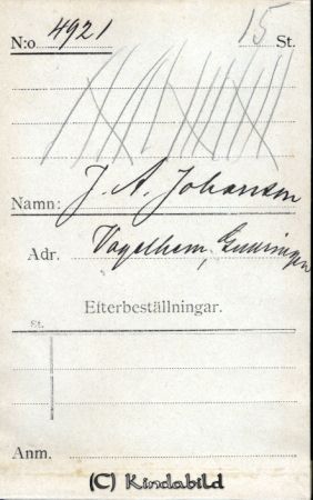 J A Johansson Vagelhem Gullringen
J A Johansson Vagelhem Gullringen
Nyckelord: Johansson Vagelhem