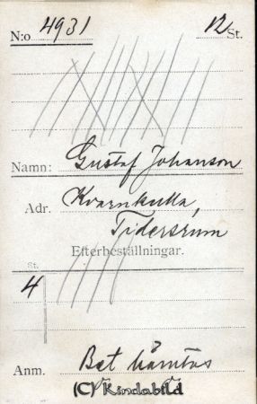 Gustaf Johansson Kvarnkulla Tidersrum
Gustaf Johansson Kvarnkulla Tidersrum
Nyckelord: Johansson Kvarnkulla