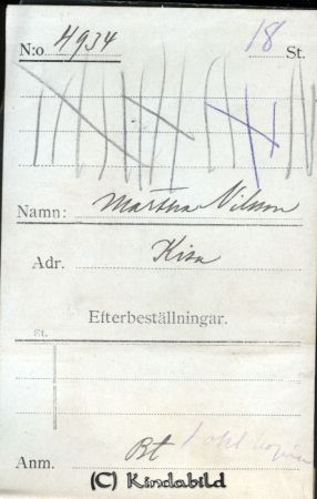 Märtha Nilsson Kisa
Märtha Nilsson Kisa
Nyckelord: Märtha Nilsson