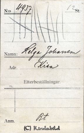 Helga Johansson Kisa
Helga Johansson Kisa
Nyckelord: Helga Johansson